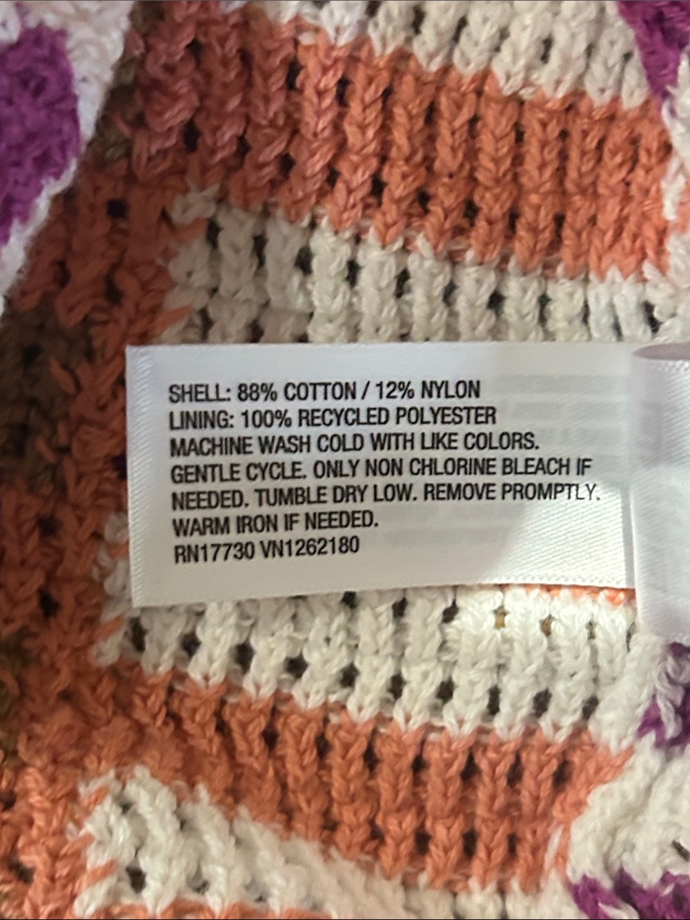 Sleeveless Crochet Maxi Dress in Pink, Peach, White and Brown - Picture 2 of 11